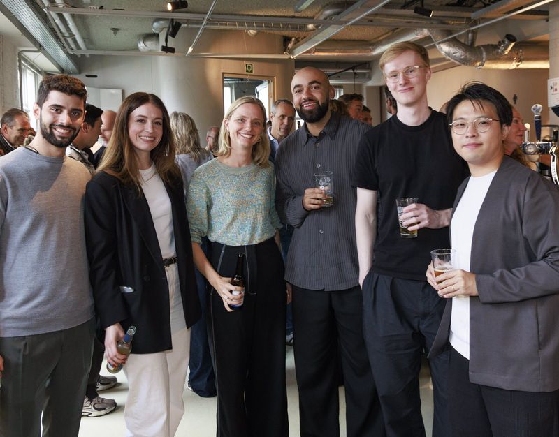 Alessio Belloni, Lola Kleindouwel, Esther Bentvelsen, Denzel Manuel, Tom Punte, Tsz Ho Chau at the Beyond Design Awards 2026, Borisov Amsterdam