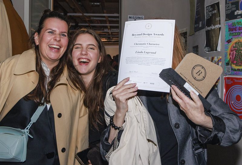 Linda Lagrand, Nikki van der Stel at the Beyond Design Awards 2026, Borisov Amsterdam