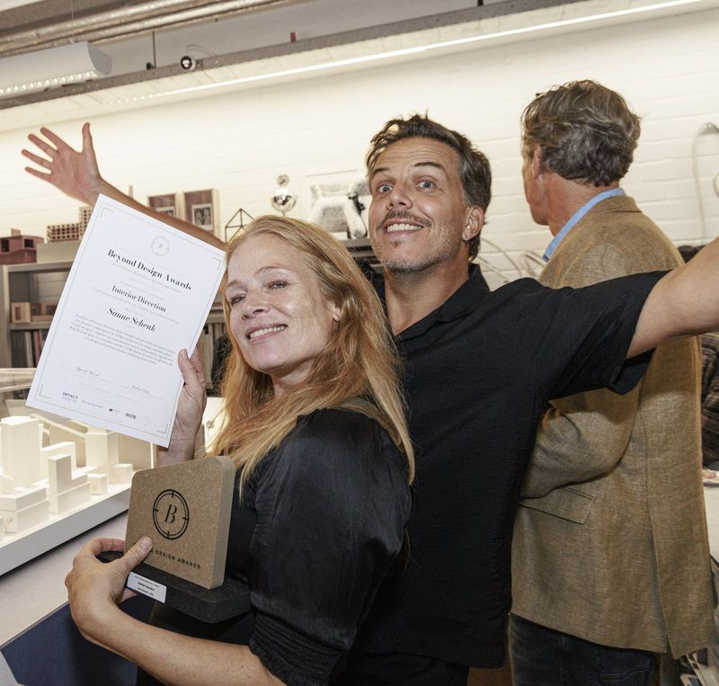 Sanne Schenk, Tommy Kleerekoper at the Beyond Design Awards 2026, Borisov Amsterdam