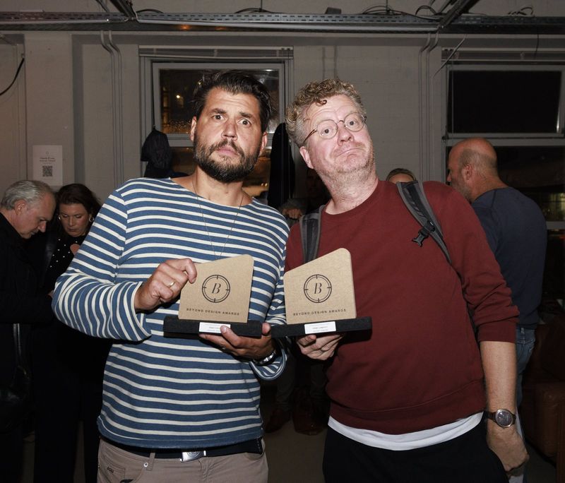 Johannes Gille, Jos Kranen at the Beyond Design Awards 2026, Borisov Amsterdam