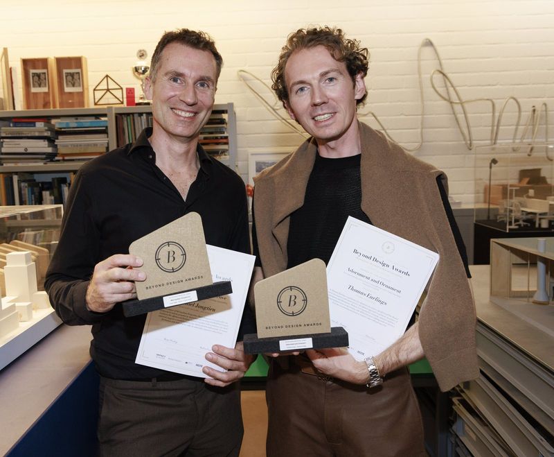 Daniel Jongtien, Thomas Eurlings at the Beyond Design Awards 2026, Borisov Amsterdam