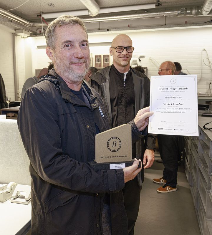 Nicola Cherubini at the Beyond Design Awards 2026, Borisov Amsterdam